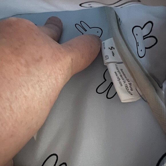 Miffy Vertical Shoulder Bag Face Light Blue Siffler Limited Dick Bruna EUC - Picture 8 of 8